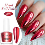 LILYCUTE 7ML Super Bright Gold Metallic Nail Polish No Need Lamp Quick Dry French Style Glass Bottle Manicure Nail Art Varnish Lootquake LLC