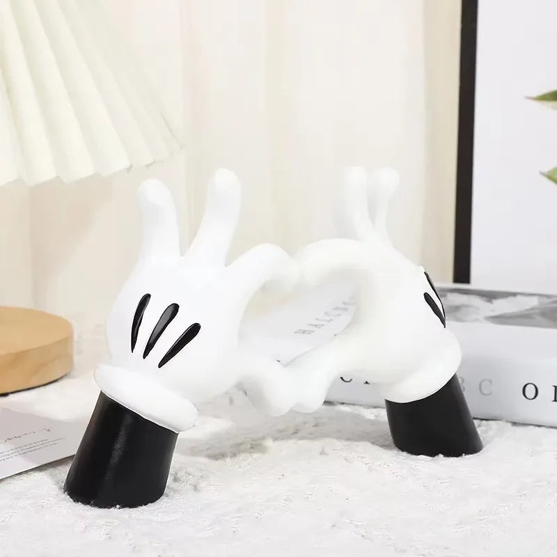 Aesthetic Hand Figurines Worship Money Creative Resin Sculpture Art Hand Statue Luxury Livingroom Decoration Desk Accessories Lootquake LLC