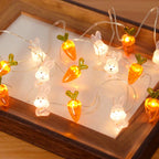 2M 20LED Easter Rabbit String Light Carrot Chick Eggs Fairy Light Garland Happy Easter Party Decoration For Home Kids Gift 2025 Lootquake LLC