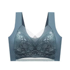 FallSweet Ice Silk Wireless Bra – Seamless Lace Bralette for Comfort