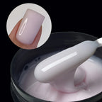 Jillnails 100g Glitter Shimmer Milky Hard Gel Builder Nail for Nails ExtensionsRoyal Blue Pink  UV LED Camouflage  Selfleveling Lootquake LLC