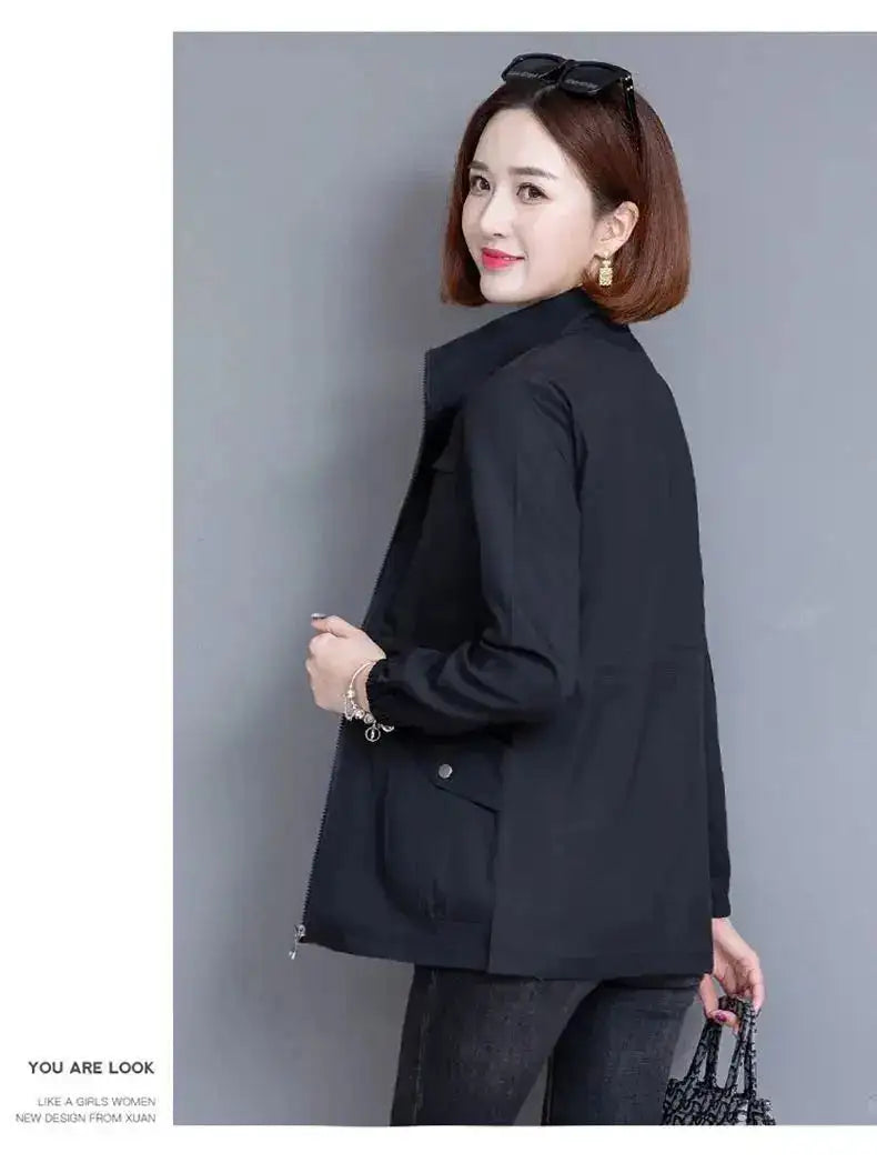 2023 New Spring Women's Jackets Causal Windbreaker Famale Thin Basic Coat Lightweight Jacket Outwear Women Clothing Lootquake LLC