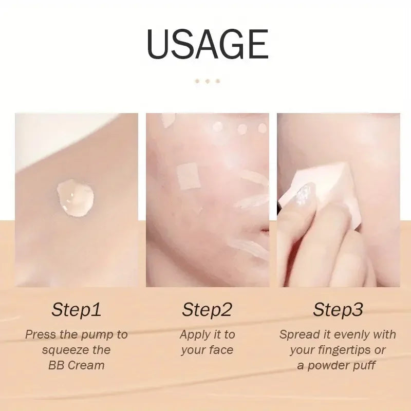 Natural Concealer BB cream, moisturizing & nourishing foundation, waterproof & long-lasting full coverage, suitable for all skin Lootquake LLC