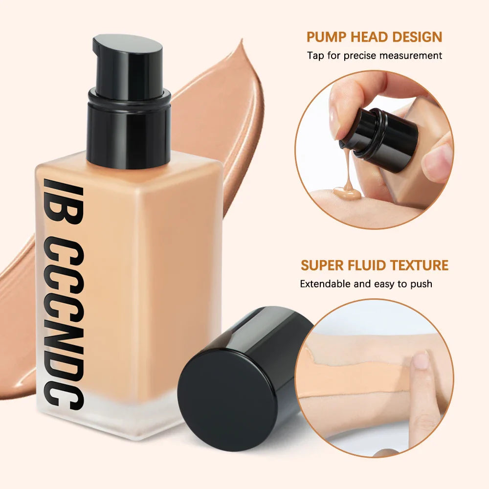 High Coverage Foundation Foundation Face Cream Cosmetic Foundations Makeup Waterproof Mist Korean Makeup Base Make Up Cc Bb Full Lootquake LLC
