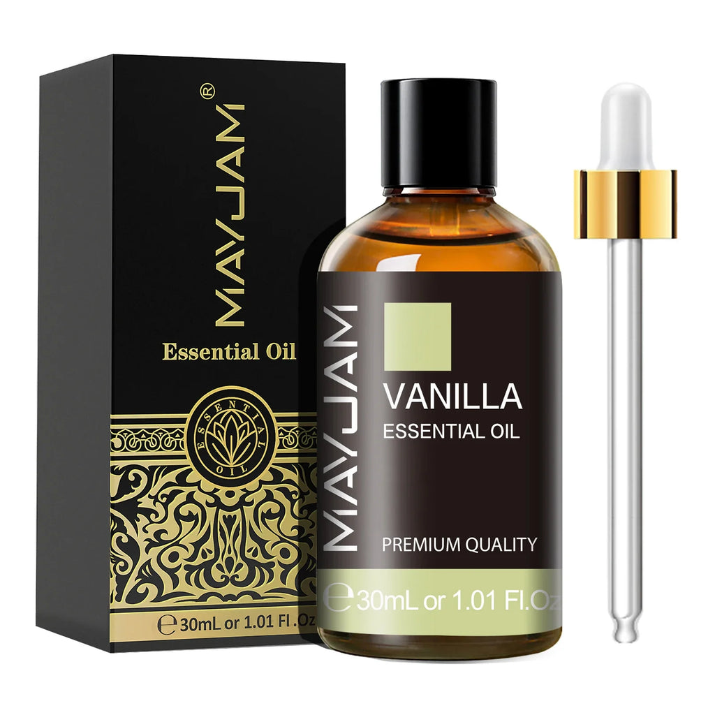 MAYJAM 1PCS 30ML Aromatherapy Essential Oil Lavender Vanilla Jasmine Eucalyptus Peppermint Aroma Oil for Diffuser Candle Soap Lootquake LLC