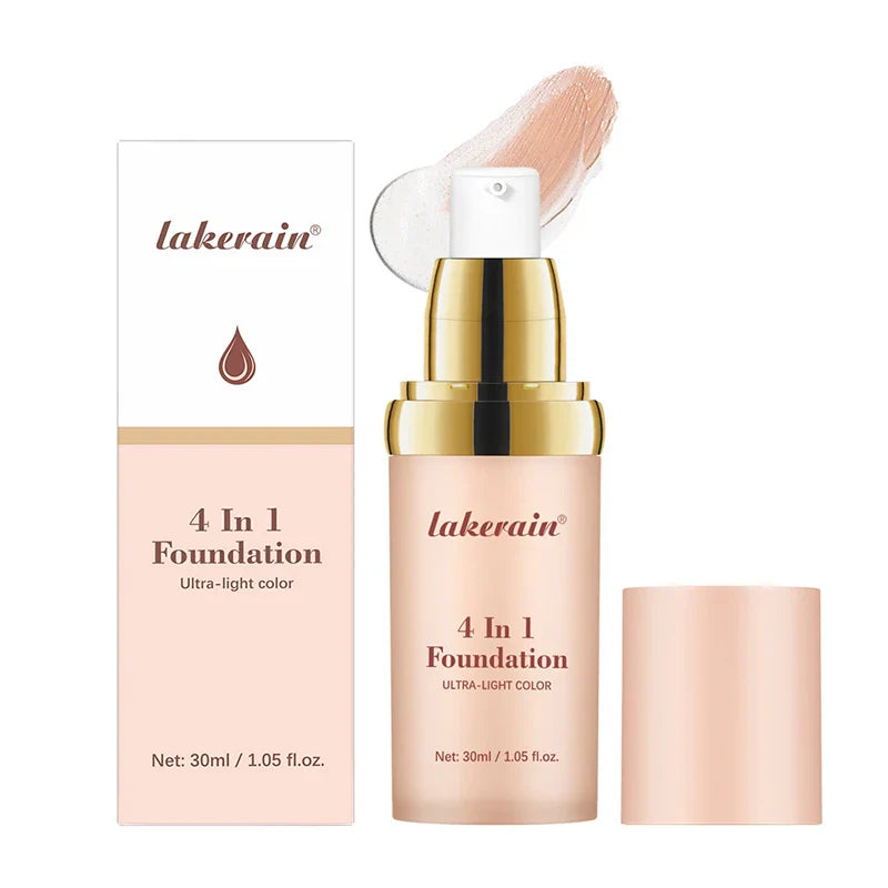 White Liquid Foundation Color Changing Foundation High Coverage SPF30 Sunscreen Concealer CC Cream Korean Makeup Base Cosmetic Lootquake LLC