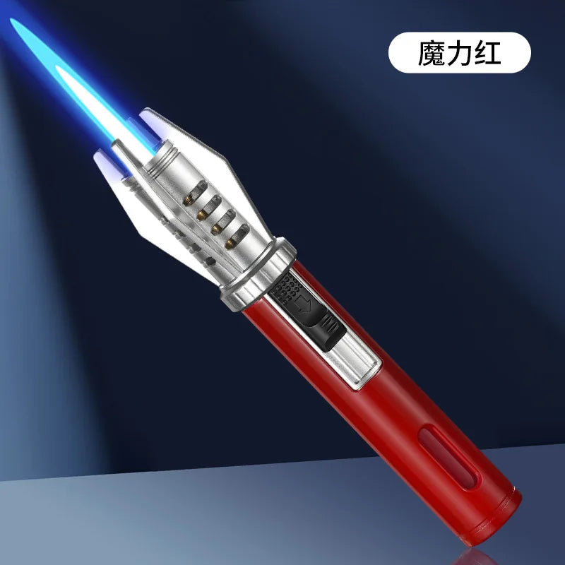 BlazeMaster: Windproof Metal Torch for BBQ & More THRIXINE