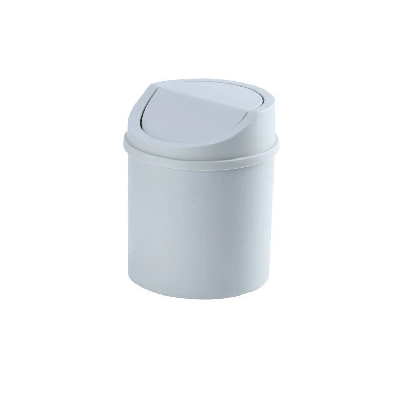 Universal Waste Bin With Lid Desktop Office Organizer Storage Home Garbage Basket Container Table Trash Bin Small Trash Can Lootquake LLC