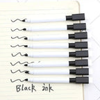 8 Pcs Lytwtw's Whiteboard Pen Creative With Brush Water-based Small Erasable Pen School Office Supplies White Board Marker Lootquake LLC