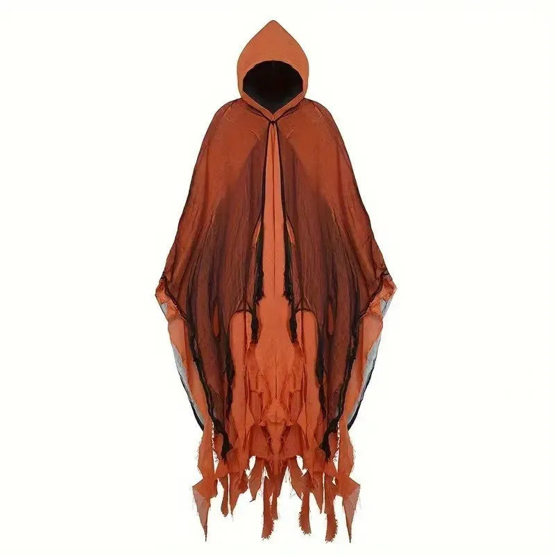 Halloween costume horror ghost clothes adult zombie cloak wizard robe wear secret room death dress up costume cloak Lootquake LLC