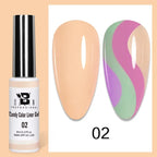 5ML Gold Silver Metallic Liner Paint Gel Polish Chrome Mirror Metal Effect Super Bright French UV LED Semi Permanent Nail Gel Lootquake LLC