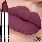 1PC Waterproof Nude Pink Lipstick Matte Lips Stick Long Lasting Non-stick Cup Lip Gloss Moisturizing Lipsticks Make-up Cosmetic