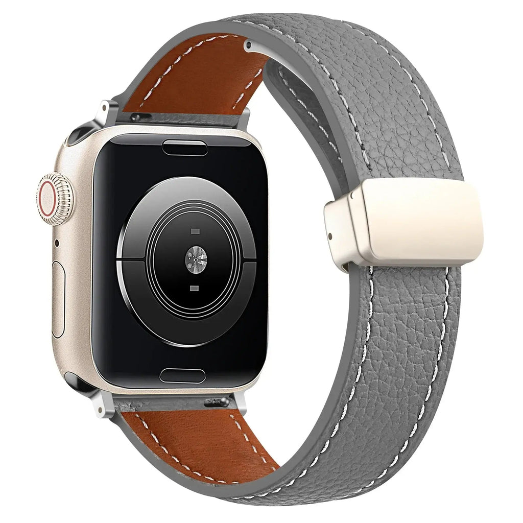 Apple Watch Leather Band - Premium Stylish Strap with Buckle BandsCo Straps