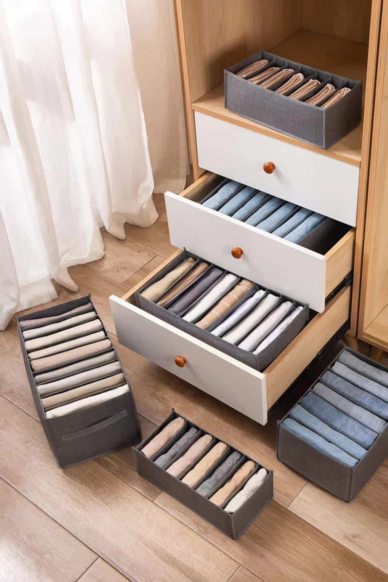 Clothes Storage Box Underwear Bra Organizer Storage Box Wardrobe Organizer Drawers Separator Boxes Home Storage Supplies Lootquake LLC