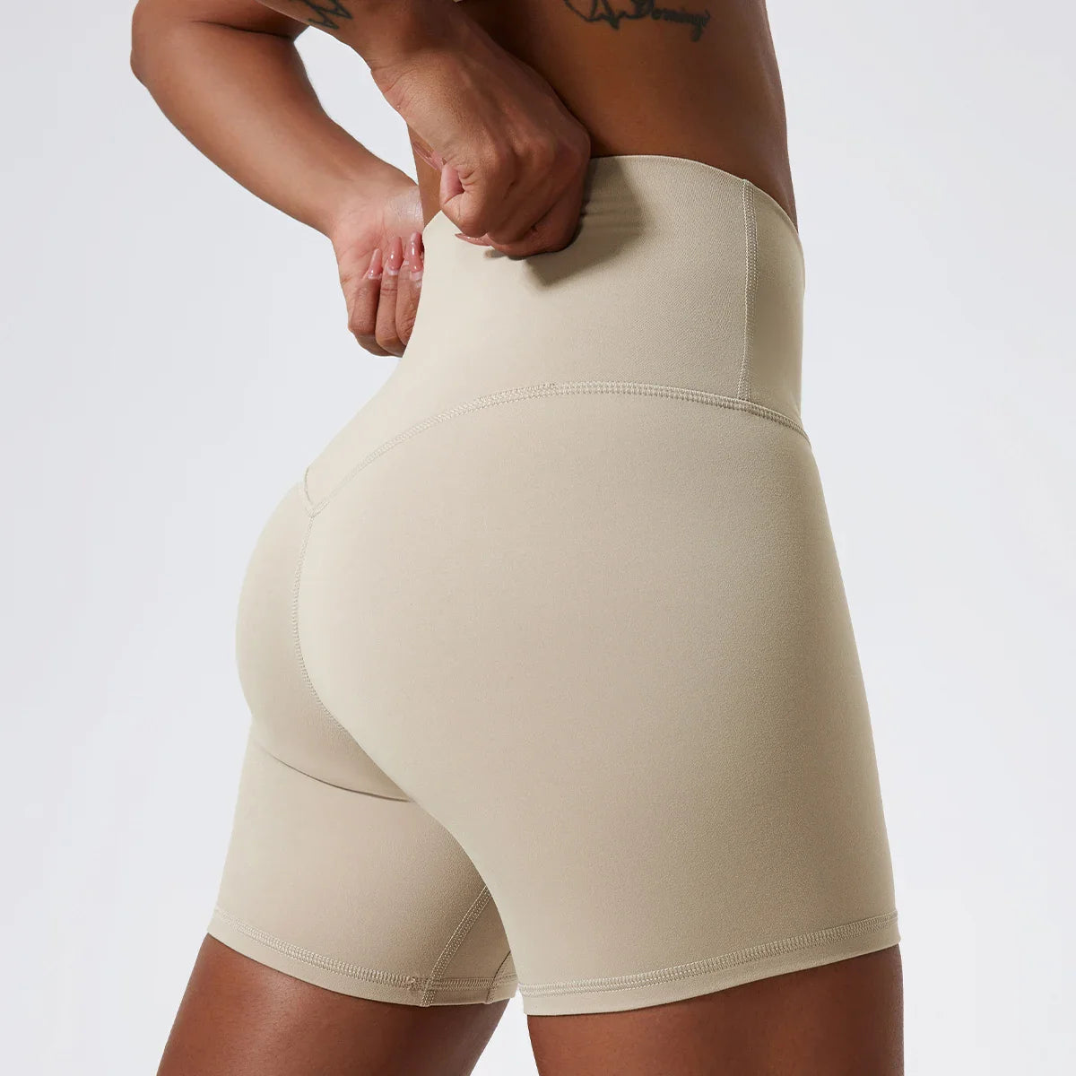 Ultra Comfort High-Waist Yoga Shorts THRIXINE