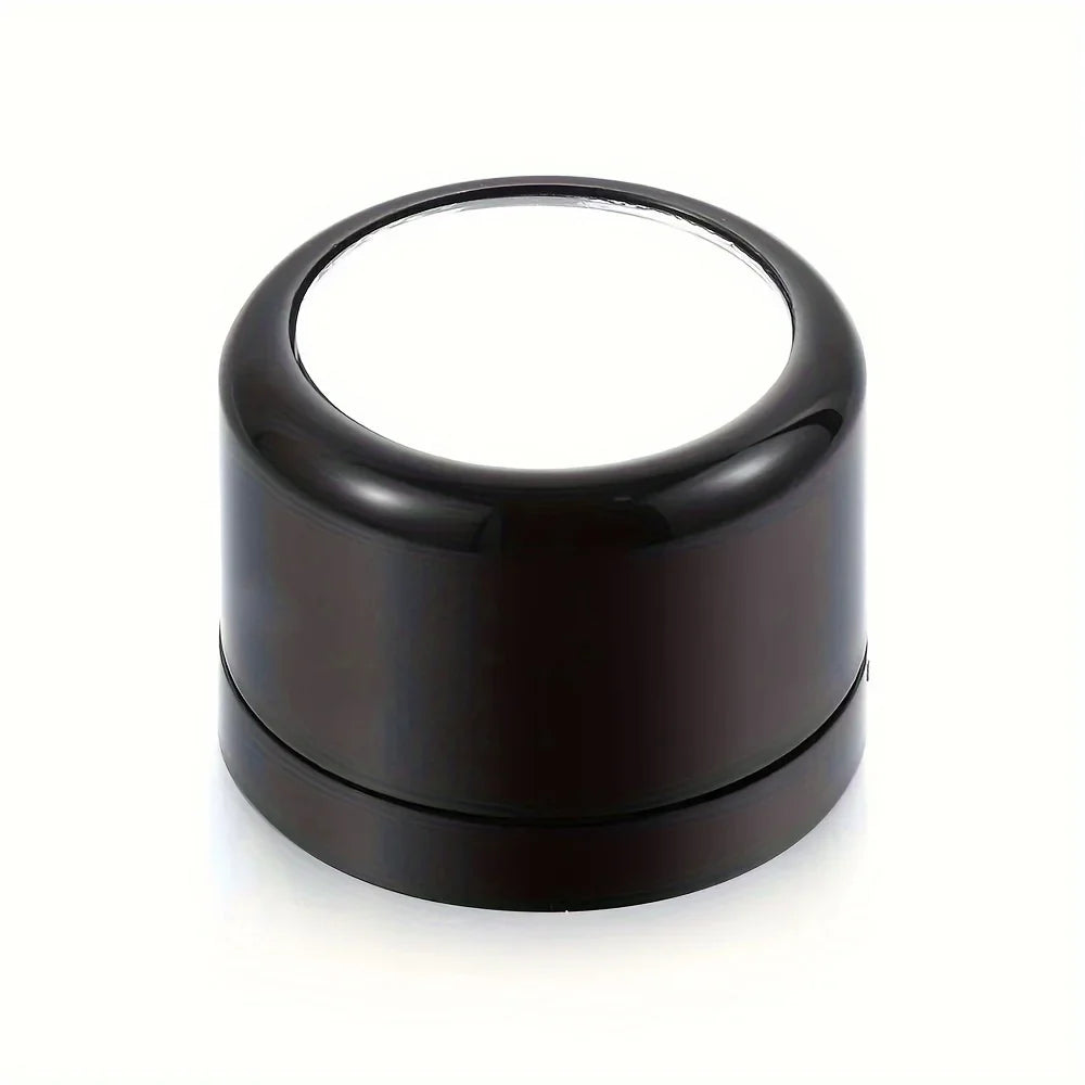 Travel-Friendly Loose Powder Case with Mushroom Sponge Puff & Mirror - Compact, Fragrance-Free Cosmetic Foundation Box Lootquake LLC