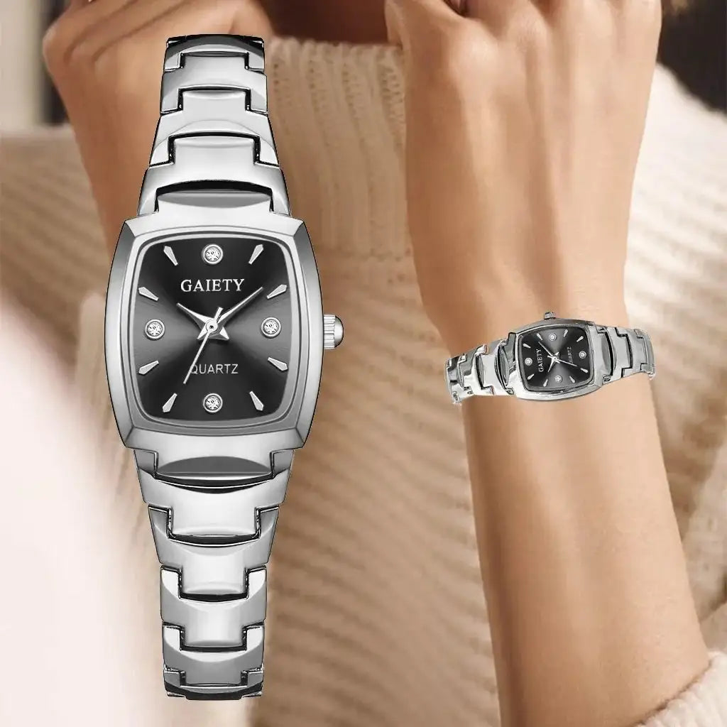 2024 Ladies Fashion Casual Quartz Watch Women Business Stainless Steel Strap Watch Women's Watch Clock Leisure Reloj Mujer