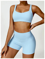 ElevateFit 2-Piece Yoga Ensemble: Comfort Meets Style THRIXINE