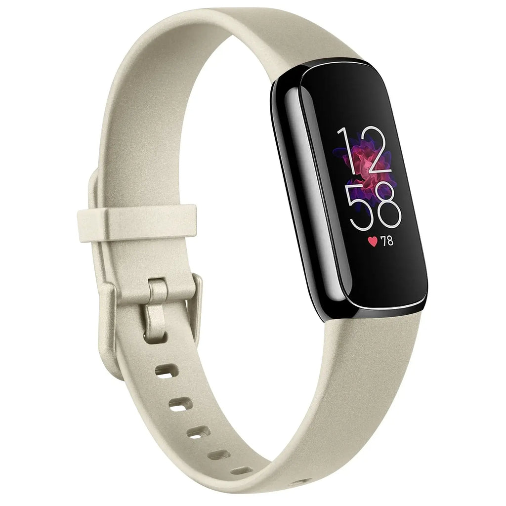 Fitbit Luxe Silicone Band - Soft Waterproof Comfortable Strap - SJB-DIAMOND ELITES