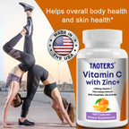 Vitamin C + Zinc Capsules - Joint Support, Immune Support, Antioxidant,Dietary Supplements Lootquake LLC