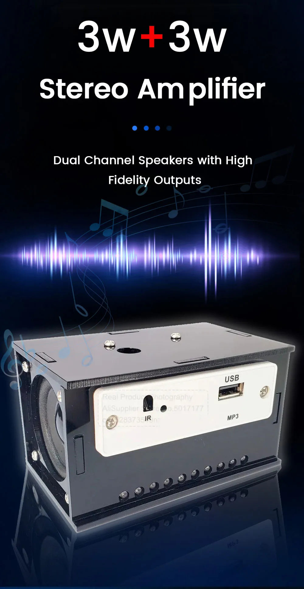 DIY Bluetooth Speaker Kit Electronics DIY Soldering Project Practice Solder Assembly DIY Electronic Kit Component 2*3W Speakers Lootquake LLC
