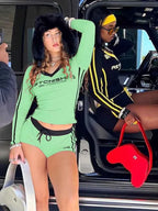 Weird Puss Women's Sporty Tracksuit Set THRIXINE