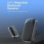 Wearable Bluetooth Speaker Outdoor Speaker Portable Bluetooth Call Speaker with Magnetic Bracket  for Biking, Hiking, Running Lootquake LLC