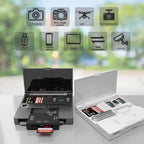 Multi functional six inOneCardReader OTG iPhone Type-C Micro SD CardFlashDrive intelligentStoragecard TF SD CardReaderStorageBox