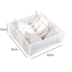 Fabric Underwear Bra Storage Box Underwear Sorting Box Panty Socks Compartment Storage Box Drawer Organizer Home Storage
