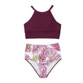 Leopard Luxe: High Waist Bikini Set