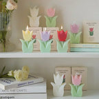 Exquisite Tulip-Fragrance Candles: Ideal Wedding Keepsakes, Luxurious Home Ambiance & Heartfelt Birthday Presents for Women