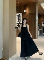 Summer Vacation Dress Thailand Style Open-back Halter Neck Age-reducing Photography Beach Long Dress Belted