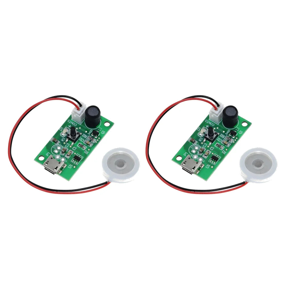Humidifier Mist Maker and Driver Circuit Board DC 5V Fogger Atomization Film Atomizer Sheet Atomizing Ceramic Humidifier Module Lootquake LLC