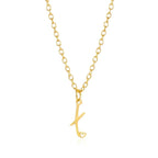26 Initial Letters Heart Pendant Stainless Steel Necklace for Women Gold Color A-Z Alphabet Choker Chain Birthday Jewelry Gift