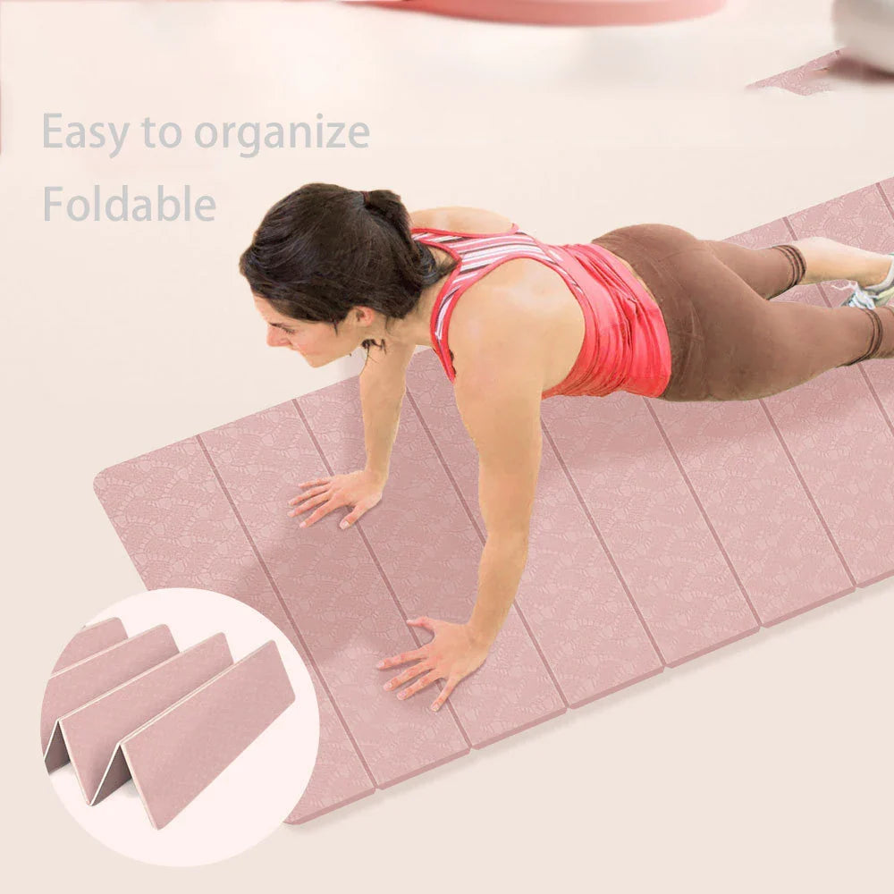 Foldable Yoga Mats Are Suitable for Travel Non-slip, Eco-friendly, Lightweight - SJB-DIAMOND ELITES