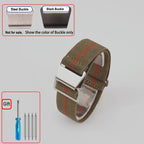 Motorola Moto Elastic Nylon Watch Band - Quick Release Parachute Strap