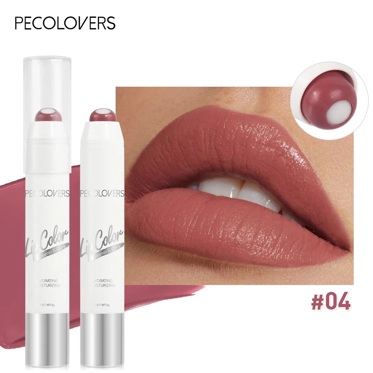 6 Color Crayon Lipstick, Moisturizing Lipstick Long Lasting, Waterproof, Smooth, Sunscreen, Rich Effect Lootquake LLC