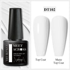 7ml Milky Jelly White Gel Nail Polish Natural Luster Long Lasting Nail Art All for Home DIY Manicure Soak Off UV LED Gel Vernis Lootquake LLC