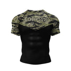 Men's Compression Short Sleeve Athletic T-Shirts - SJB-DIAMOND ELITES