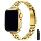 Apple Watch Stainless Steel Band - Sleek Durable Style - SJB-DIAMOND ELITES