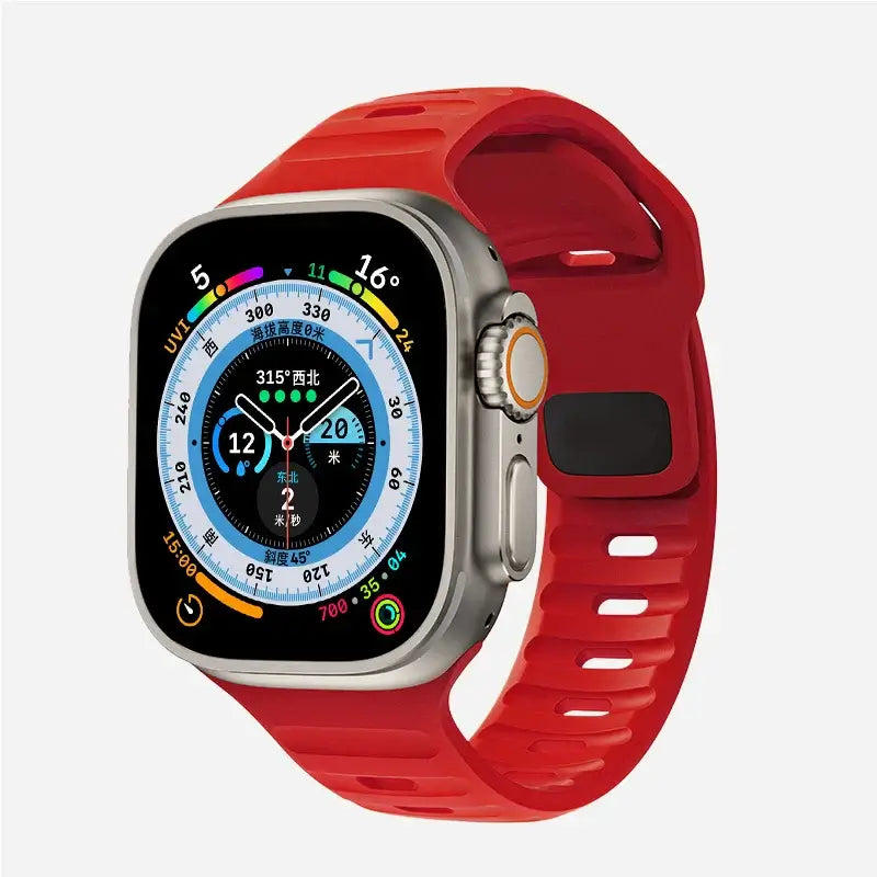 Apple Watch Silicone Band - Soft, Durable, Stylish Design - SJB-DIAMOND ELITES