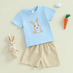 Toddler Girl Easter Outfit Floral Print Dress with Bunny Ear Headband 2 Piece Set for Spring Celebration and Photoshoot Lootquake LLC