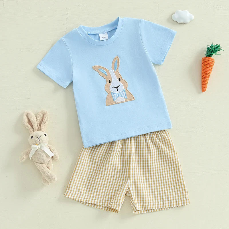 Toddler Girl Easter Outfit Floral Print Dress with Bunny Ear Headband 2 Piece Set for Spring Celebration and Photoshoot Lootquake LLC