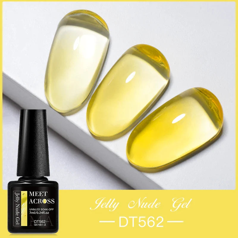 7ml Milky Jelly White Gel Nail Polish Natural Luster Long Lasting Nail Art All for Home DIY Manicure Soak Off UV LED Gel Vernis Lootquake LLC