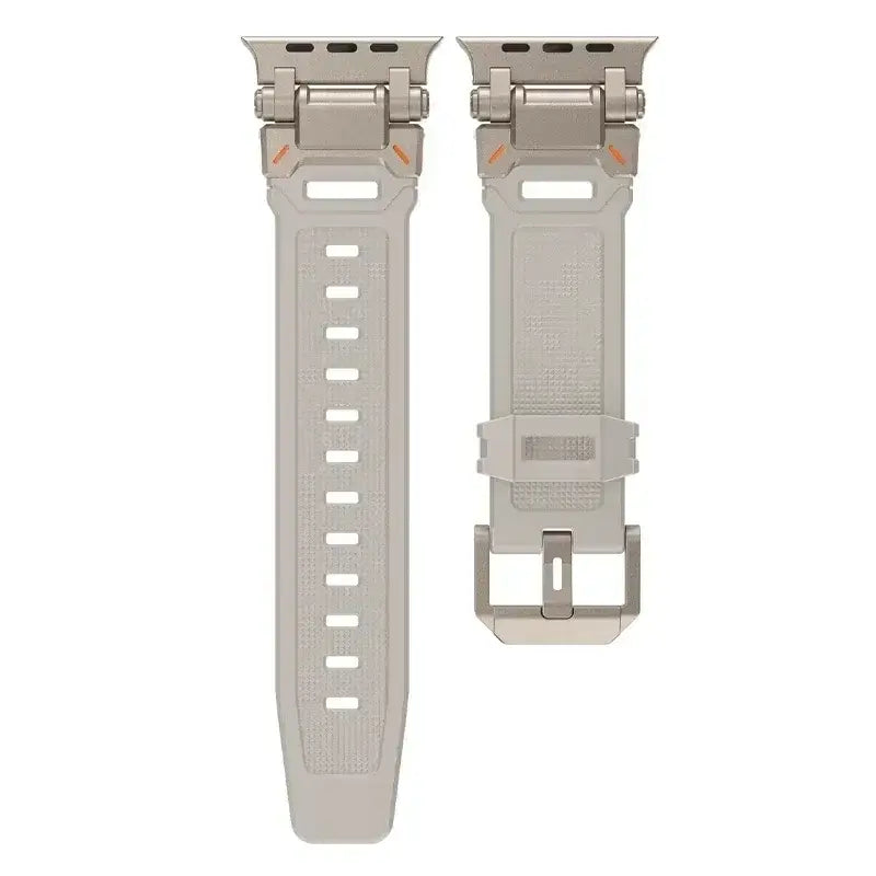 Apple Watch Silicone Metal Band - Premium Durable Strap - SJB-DIAMOND ELITES