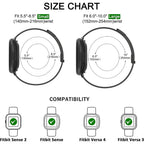 Fitbit Versa & Sense Magnetic Steel Band - Elegant Design - SJB-DIAMOND ELITES