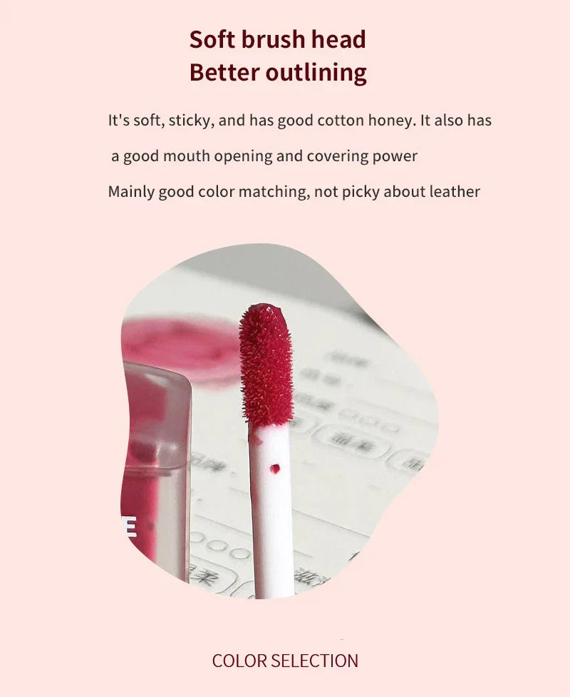 HERORANGE Light Glass-Like Lip Lacquer - Mirror Shine, Hydrating Formula; Smudge-Proof, Long-Wear, and Skin-Brightening Lootquake LLC