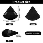 2/3/5/6/12Powder Puff Face Makeup Soft velvet Triangle Powder Puff For Loose Powder Setting Powder Makeup Foundation Beauty Gift Lootquake LLC