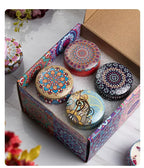 Osmanthus Gardenia Fragrance Candles with Petals Small Romantic Fragrance Candles for Girls' Birthday Gifts Home Aromatherapy