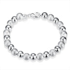 Fashion charm 925 Sterling Silver Bracelet for man woman Twisted rope chain fine jewelry Wedding party Christmas gift Lootquake LLC